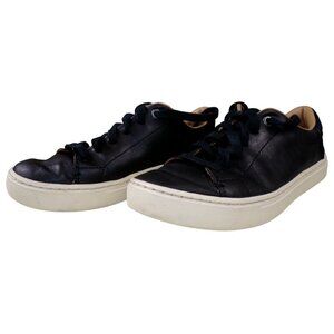 Toms Lennox Comfort Leather Low Top Sneakers Lace Up  Size 6.5 #451